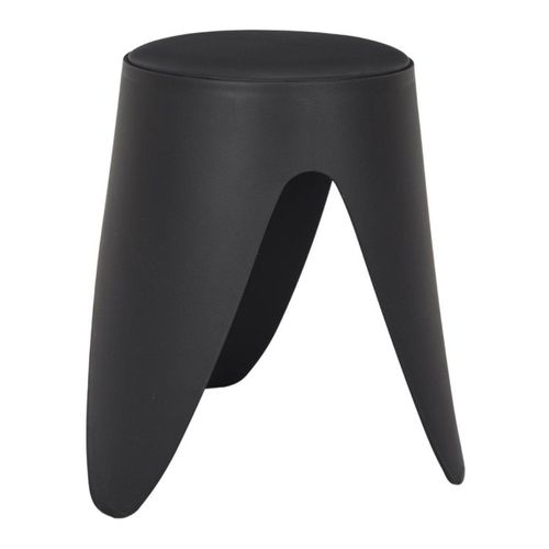 Lot De 6 Tabourets Empilables "eve" 46cm Noir