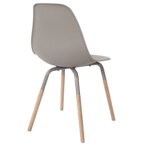 Lot De 4 Chaises "phenix" 85cm Taupe