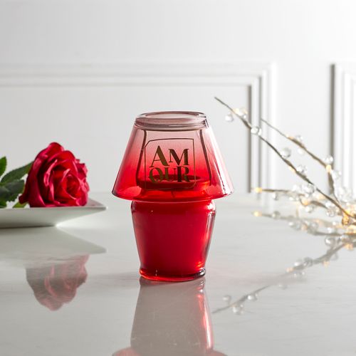 Bougie Parfumée Lampe "amour" 100g Rêve Poudré