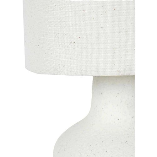 Lampe En Céramique Abat-jour En Lin 20 X 50 Cm