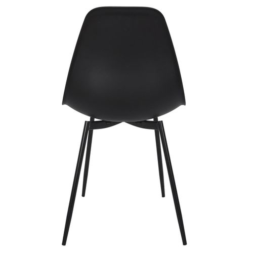Lot De 6 Chaises "gustav" 87cm Noir
