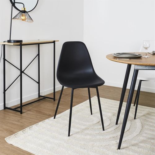 Lot De 6 Chaises "gustav" 87cm Noir