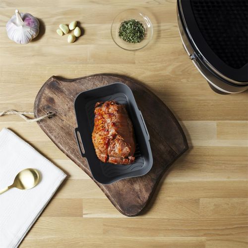 Moule Cuisson Rectangulaire Friteuse à Air 19x12cm  Kc0009 Pour Friteuse