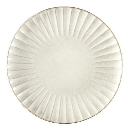 Assiette De Présentation "vlora" 32cm Beige