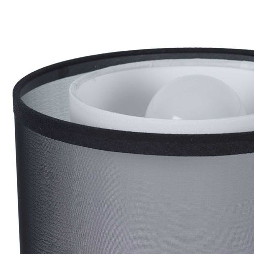 Lampe à Poser En Métal "double" 31cm Noir