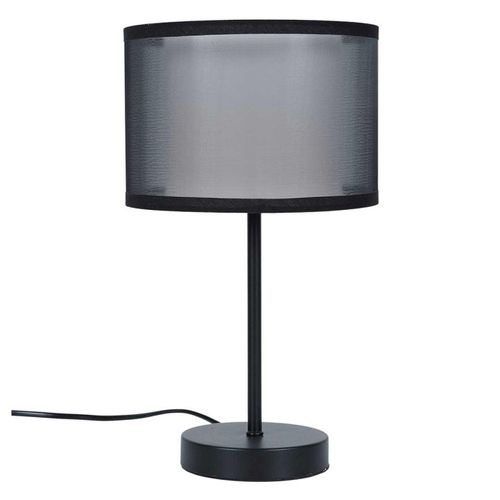 Lampe à Poser En Métal "double" 31cm Noir