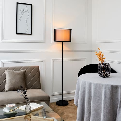 Lampadaire En Métal Noir Lounge