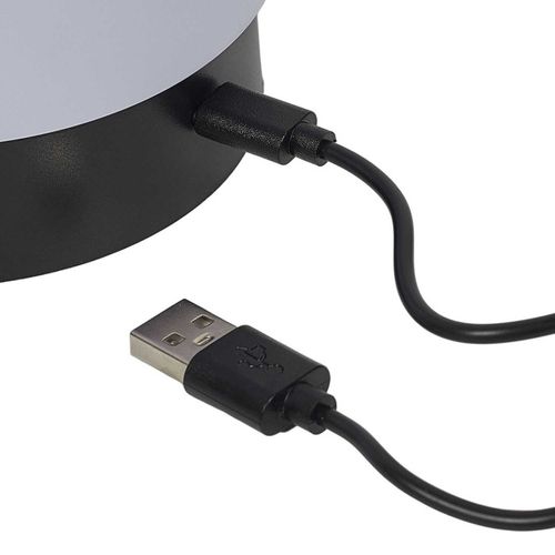 Lampe à Poser Télescopique Tactile "rechargeable" 29cm Blanc