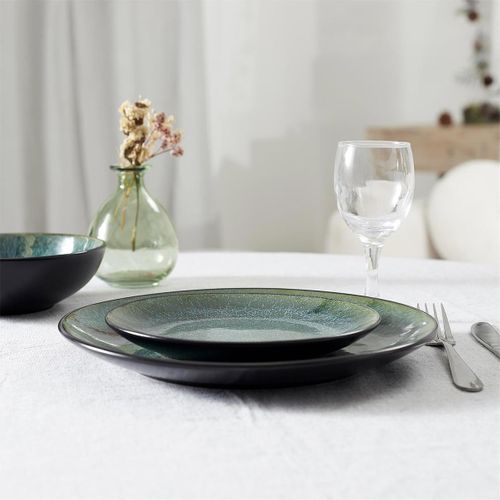 Lot De 6 Assiettes à Dessert "elia" 19cm Vert