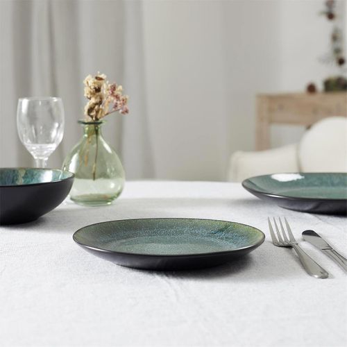 Lot De 6 Assiettes à Dessert "elia" 19cm Vert