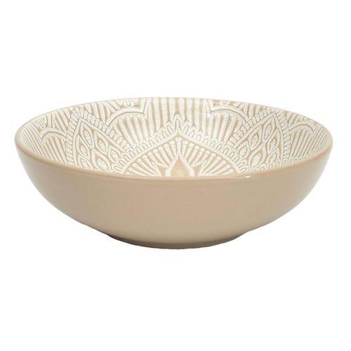 Lot De 6 Assiettes Creuses "sahara" 18cm Beige