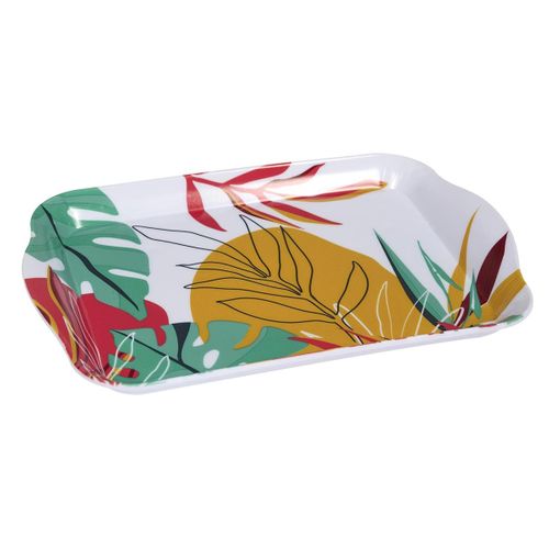 Plateau De Service "paradis Exotique" 21cm Multicolore