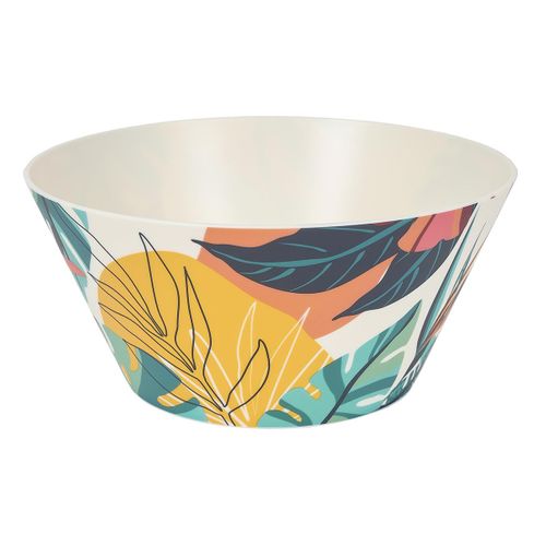 Saladier Réutilisable "paradis Exotique" 25cm Multicolore