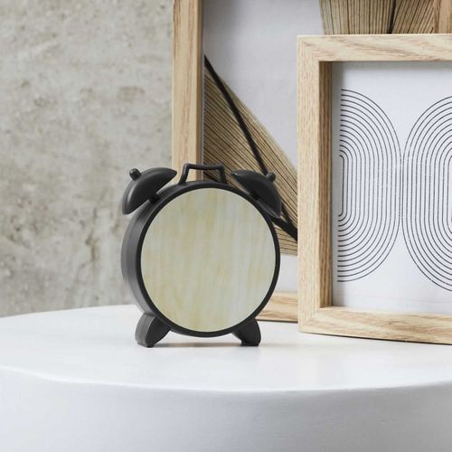 Horloge à Poser à LED "vintage" 9cm Noir