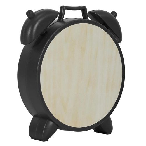 Horloge à Poser à LED "vintage" 9cm Noir