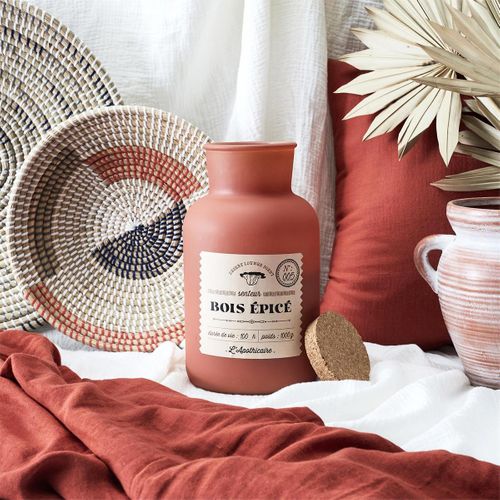Bougie Parfumée Déco "desert" 1000g Bois Épicé