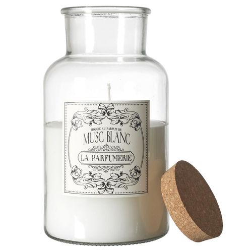 Bougie Parfumée Déco "maison Tradition" 1400g Musc