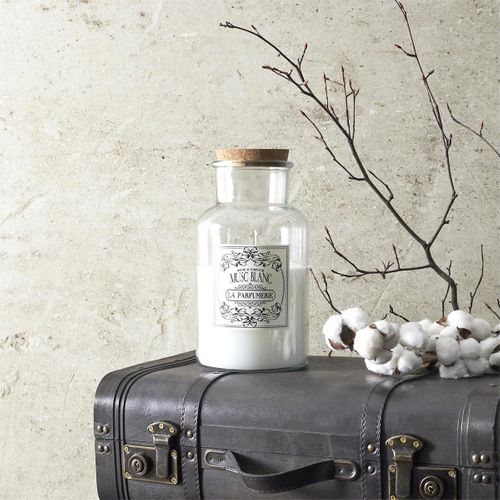 Bougie Parfumée Déco "maison Tradition" 1400g Musc