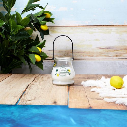 Bougie Parfumée Antimoustique "couleur" 200g Citronnelle