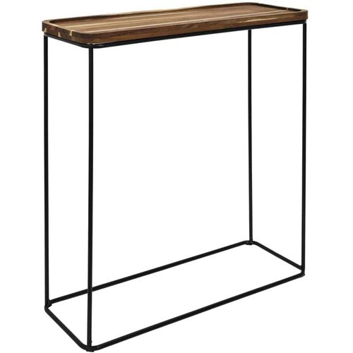 Console En Métal Et Plateau En Acacia
