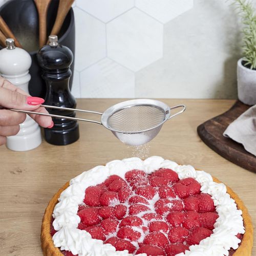 Passoire Tamis "inox" 8cm Argent