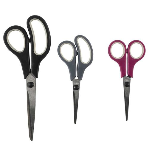 Lot De 3 Ciseaux De Cuisine "inox" 19cm Multicolore