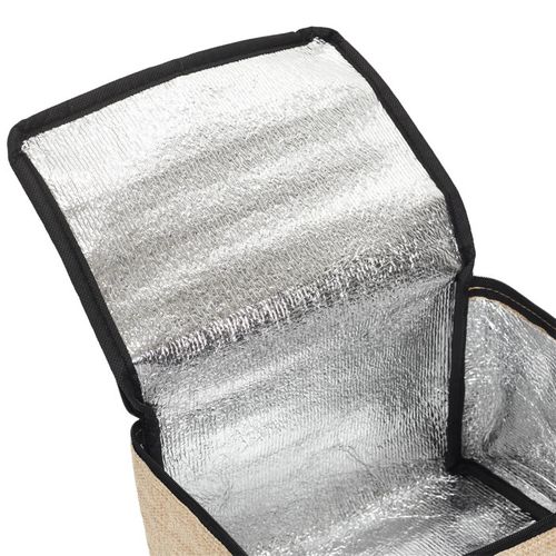 Lunch Bag Fraicheur Isotherme "effet Jute" 16cm Beige