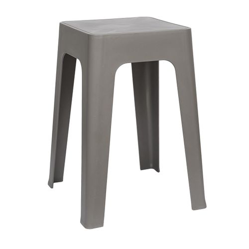 Lot De 6 Tabourets Empilables "spectra" 47cm Gris
