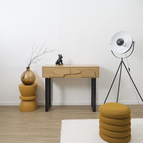 Console En Mdf Et Métal Calypso