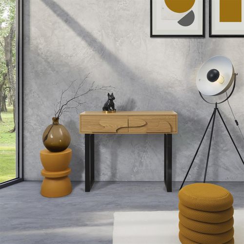 Console En Mdf Et Métal Calypso