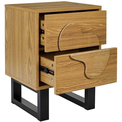 Chevet En Mdf Et Métal Calypso