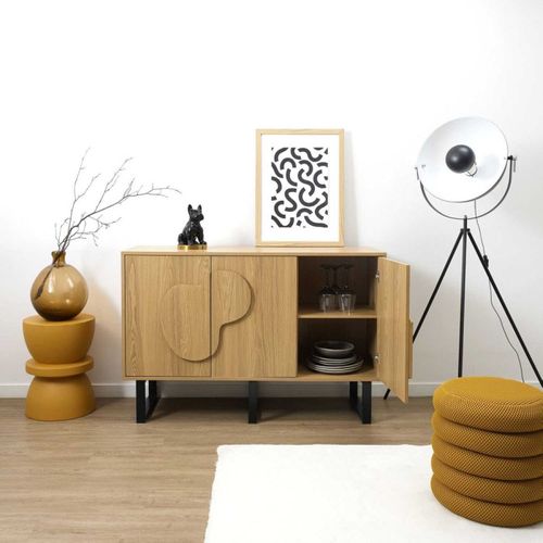 Buffet En Mdf Et Métal Calypso