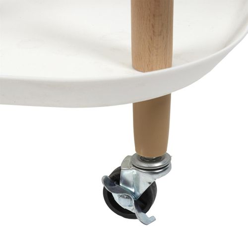 Desserte De Cuisine 3 Niveaux "kaleo" 81cm Blanc