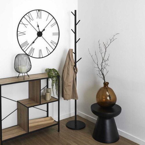 Porte-manteau 7 Tiges En Métal "loka" 173cm Noir