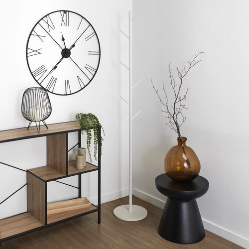 Porte-manteau 7 Tiges En Métal "loka" 173cm Blanc