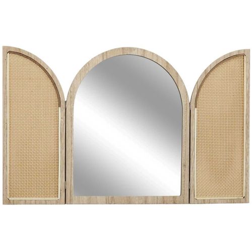 Miroir à Volets En Mdf Et Cannage Bali