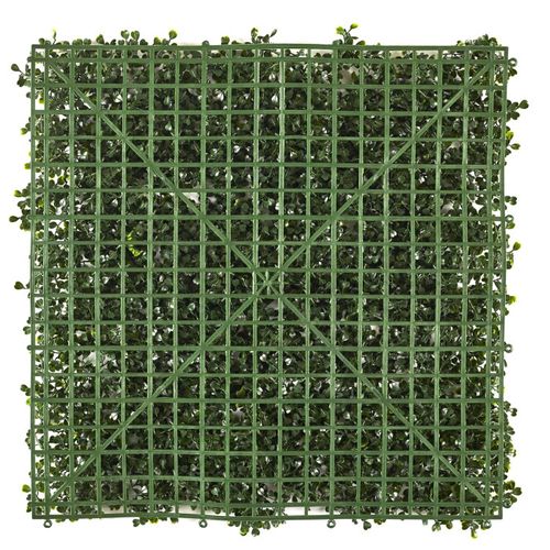 Mur Végétal Artificiel "feuillage" 50x50cm Vert