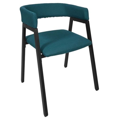 Lot De 2 Chaises Design "atome" 74cm Bleu