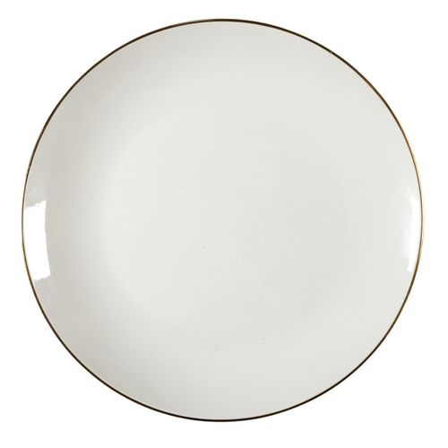 Service De Table En Porcelaine 12 Pièces "erina" 27cm Blanc