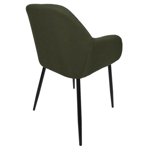 Lot De 2 Chaises Fauteuil "atome" 85cm Kaki