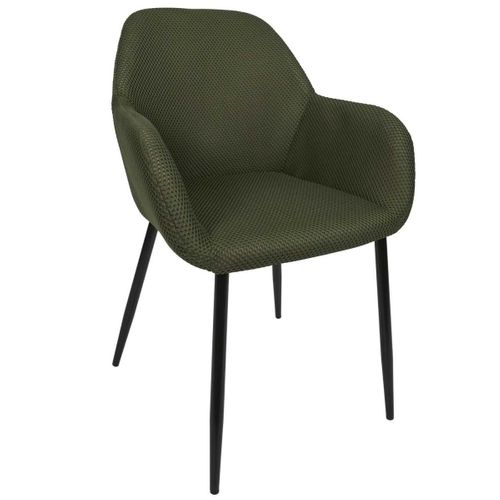 Lot De 2 Chaises Fauteuil "atome" 85cm Kaki