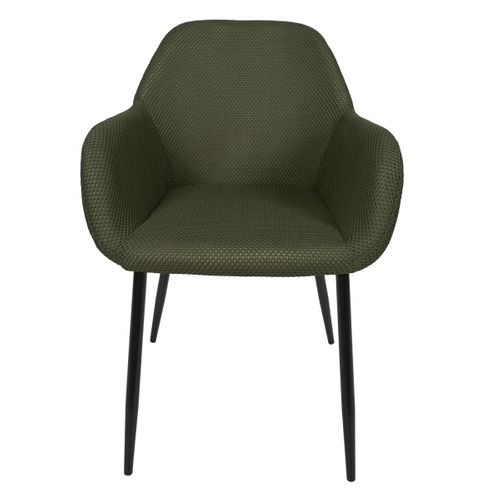 Lot De 2 Chaises Fauteuil "atome" 85cm Kaki