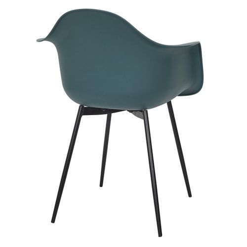 Lot De 4 Chaises Fauteuil "gustav" 85cm Bleu