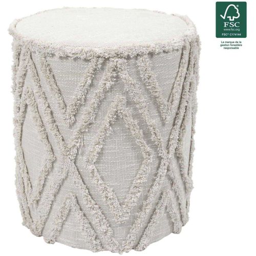 Pouf Rond En Tissu Mirage