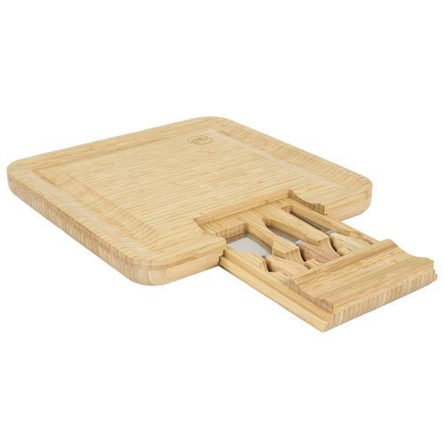 Planche Apéro En Bambou "la Table Des Amis" 33cm Naturel