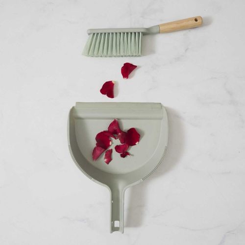 Pelle et Balayette Bambou "maxence" 30cm Vert