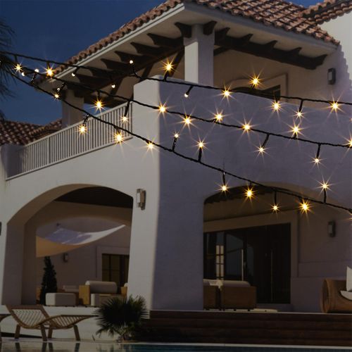 Guirlande Lumineuse D'extérieur "200 LED" 20,6m Noir