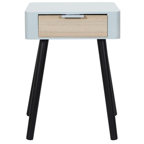 Table De Chevet 1 Tiroir "bois" 48cm Gris