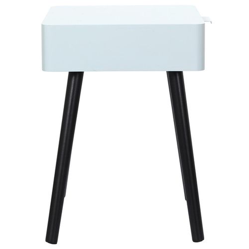 Table De Chevet 1 Tiroir "bois" 48cm Gris