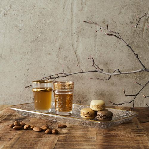 Plateau De Service Design "sabah" 34cm Transparent